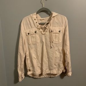 American Eagle Lace up Hoodie